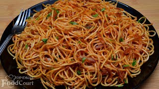 Spicy amp Tasty Noodles without Sauce and Vegetables Noodles Recipe [upl. by Ennaeed117]