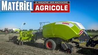 Presentation Claas Quadrant 4000  La présérie au travail en Camargue by Matériel Agricole [upl. by Powe]