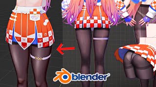 Creating Layered Clothing In Blender [upl. by Kerrill]