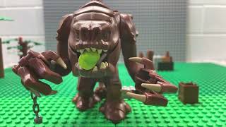 Rancor eats lego man stopmotion [upl. by Kevina]