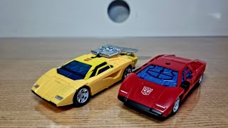 Transformers WFC Earthrise Sunstreaker Kingdom Sideswipe Stop Motion [upl. by Fadiman]