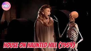 House on Haunted Hill 1959  Colorized Horror Classic [upl. by Kinnon71]