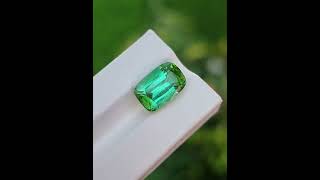 Stunning 643 ct Bluish Green Cushion Tourmaline from Afghanistan  Natural Untreated Gemstone [upl. by Latsirhc51]