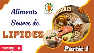 📌 Aliments sources de LIPIDES [upl. by Raoul585]