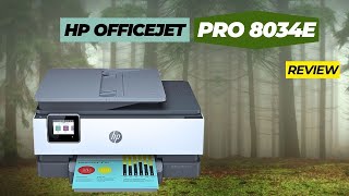 HP OfficeJet Pro 8034e Of 2023 Review best [upl. by Eenyaj622]