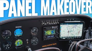 MAJOR Cessna 172 Avionics  Panel Makeover [upl. by Joacimah]