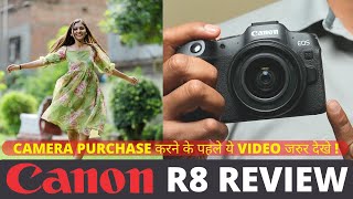 Canon R8 full review in Hindi [upl. by Yrakcaz169]