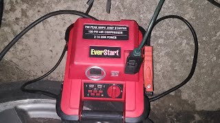 HOW TO FIX Everstar 750A Jump Starter with 120 PSI Digital Compressor Heavy Duty Clamps [upl. by Alrad]