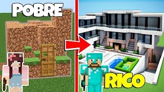 ¡ De POBRE a RICO en MINECRAFT [upl. by Ehcram]