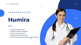 Humira  Product information uses dosage mechanism  adalimumab [upl. by Aicilram953]