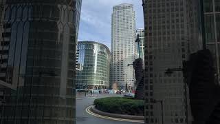 Canary Wharf Mornings City Sunrise Vibes canarywharf canarywharflondon london uk [upl. by Busey194]