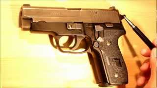 SIG Sauer P22X Series Field StripDisassembly HD P220P225P226P228P229P239P245 [upl. by Haidabo]