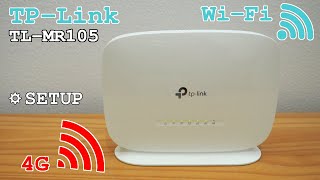 TPLink TLMR105 4G Router WiFi • Unboxing installation configuration and test [upl. by Mayrim]