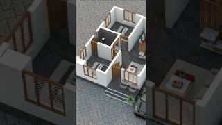 3D plan 🎈982 🏠 sqft House 3d plan982 സ്ക്വയർഫീറ്റ് വീടിൻ്റെ പ്ലാൻ [upl. by Airym]