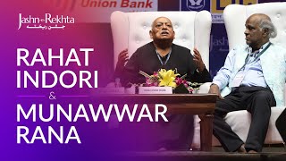 Munawwar Rana amp Rahat Indori  Mushaira Aur Hum  JashneRekhta [upl. by Holmun]