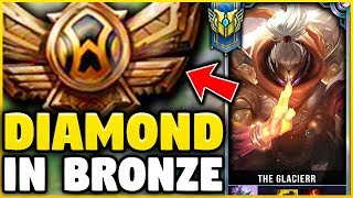 I TOOK MY JAX INTO BRONZE FOR THE FIRST TIME EVER DIAMOND JAX VS BRONZE ELO  League of Legends [upl. by Jolenta]