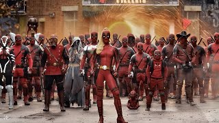 جيش ديدبول بيسيطر على المدينة وبيحاربوا ضد ولفرين لوجان ملخص فيلم Deadpool Vs Wolverine [upl. by Slrahc]