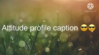 Best profile caption 2021 attitude profile caption for new year [upl. by Baal]