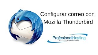 Configuración de correo con Mozilla Thunderbird [upl. by Dwight]