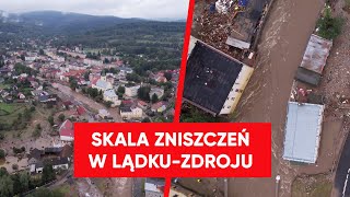 Woda odsłoniła straty Mieszkańcy LądkaZdroju zostali sami [upl. by Trub]