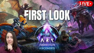 Ab Launch Party  FIRST LOOK at Aberration in Ark Survival Ascended [upl. by Ecirehs]