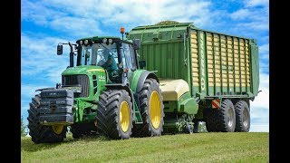 John Deere 7530 mit Krone ZX 450 HD [upl. by Bourque]