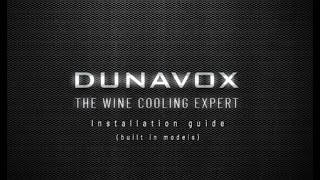 DUNAVOX WINE COOLER INSTALLATION [upl. by Eoj]