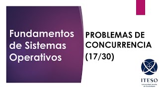 Sistemas Operativos Problema de la concurrencia 17 Semáforos productor consumidor 1 [upl. by Xylia]