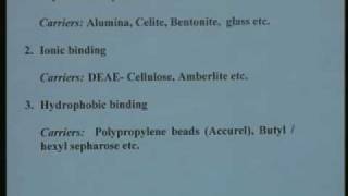 Lecture  15 Immobilized Enzymes  II [upl. by Natalie]