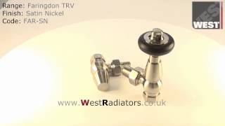 Traditional TRV  Faringdon thermostatic radiator valve  Satin Nickel [upl. by Aisya]