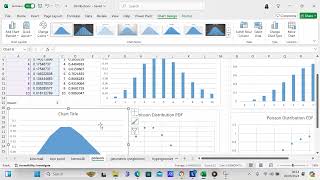 Create a Poisson distribution in Excel [upl. by Eiramit950]