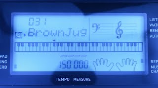 Little Brown Jug  Casio Demo Songs 31 [upl. by Yasmeen630]