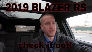 2019 Blazer Test Drive  Blazer RS Model [upl. by Kathi166]