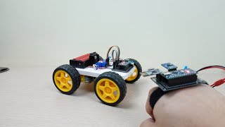 How To Make DIY Arduino Gesture Control Robot At Home [upl. by Nabi]