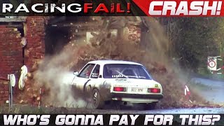 WHOS GONNA PAY FOR THIS CRASH Rally Cars vs Houses  RACINGFAIL 2020 [upl. by Naejeillib]