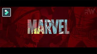 Filmora Marvel Cinematic Intro Tutorial How To Edit With Filmora  ReactiveWave [upl. by Gaw]