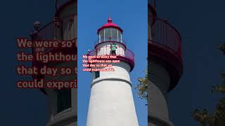 Lighthouse in Marblehead Ohio lighthouse family familyvlog familytime [upl. by Boland]