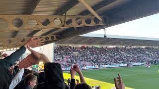 Northampton vs Bristol Rovers 01 Final few minutes amp FT celebrations [upl. by Tayib]