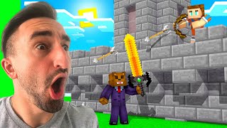 Using Magical Weapons To Defend My Castle In Minecraft [upl. by Sitrik]