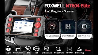 Foxwell NT604 EliteFOURSYSTEM SCANNER [upl. by Nicolle]