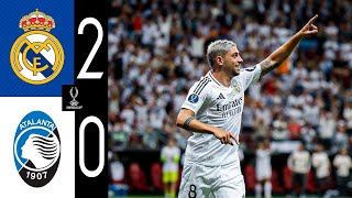 Federico Valverde Goal  Real Madrid vs Atalanta 20 Highlights  UEFA Super Cup 2024 [upl. by Nixie]