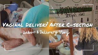 38 Week SUCCESSFUL Vbac  Labor and Delivery Vlog   EMOTIONAL [upl. by Christianity]