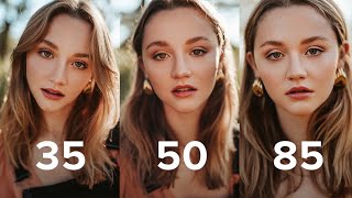 What lens should you buy 35mm vs 50mm vs 85mm [upl. by Salocin]