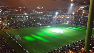 Celtic Vs RB Leipzig Atmosphere New Disco Lights [upl. by Aleuname]