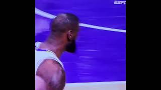 LeBron James Throwing a Hissy Fit nba Lakers lebronjames lebron tv sports NBA [upl. by Nylrehc]