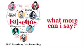 What More Can I Say — Falsettos Lyric Video 2016BC [upl. by Procto]