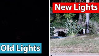 Olafus LED Flood Lights 100W  Unboxing Install and Review [upl. by Ardnekal]