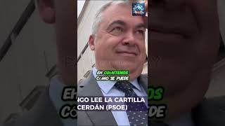 Santos Cerdán evita responder a las preguntas de Bertrand Ndongo noticias actualidad [upl. by Gerg]