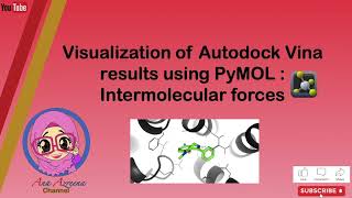 Visualization of Autodock Vina result using PyMOL Intermolecular Forces [upl. by Brnaby307]