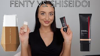 Shiseido Synchro Skin SelfRefreshing Tint vs Fenty Beauty Eaze Drop Blurring Skin Tint [upl. by Georg]